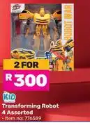 Game Kid Connection Transforming Robot 4 Assorted 776589-For 2 offer
