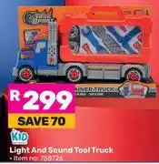 Game Kid Connection Light & Sound Tool Truck 758726 offer