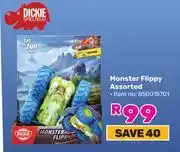 Game Dickie Spielzeug Monster Flippy Assorted 850015701 offer