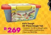 Game Kids Dough 30 Piece Dough Tub 800736 offer