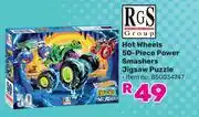 Game RGS Hot Wheels 50 Piece Power Smshers Jigsaw Puzzle 850034747 offer