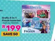 Game Grafix 4 In 1 Puzzle Assorted 826620 offer
