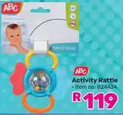 Game ABC Activity Rattle 824434 offer