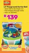 Game Winfun Lil Playground Sorter Ball 803401 offer