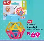 Game ABC Soft Ball Assorted 824436 offer