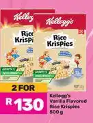 Game Kellogg's Vanilla Flavored Rice Krispies-For 2 x 500g offer