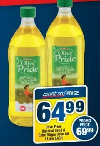 OK Foods Olive Pride Blended Seed & Extra Vrigin Olive Oil 1L offer