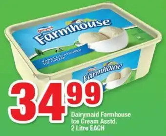 OK Foods Dairymaid Farmhouse Ice Cream 2L offer