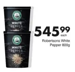 Save Hyper Robertsons White Pepper offer