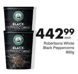 Save Hyper Robertsons Whole Black Peppercorns offer