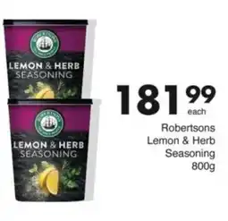 Save Hyper Robertsons Lemon & Herb Seasoning offer