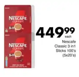 Save Hyper Nescafe Classic 3 in1 Sticks offer