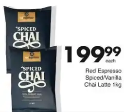 Save Hyper Red Espresso Spiced/ Vanilla Chai Latte offer