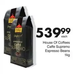 Save Hyper House Of Coffees Caffe Supremo Espresso Beans offer