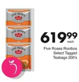 Save Hyper Five Roses Rooibos Select Tagged Teabags offer