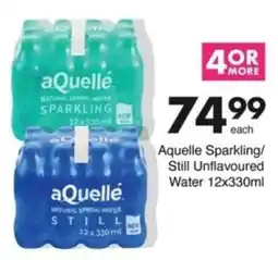 Save Hyper Aquelle Sparkling/ Still Unflavoured Water offer