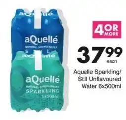 Save Hyper Aquelle Sparkling/ Still Unflavoured Water offer