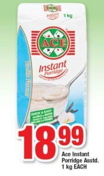 OK Foods Ace Instant Porridge 1kg offer