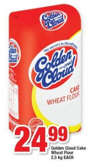 OK Foods Golden Cloud Cake Wheat Flour 2,5kg offer