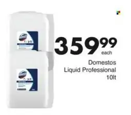 Save Hyper Domestos Liquid Professional offer
