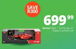 Checkers Hyper Rastar Red 1:12 Ferrari F1 Radio Control Car offer