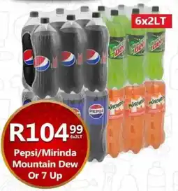 Take 'n Pay Pepsi/ Mirinda Mountain Dew Or 7 Up offer