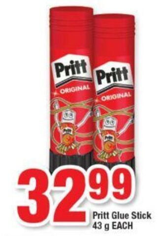 OK Foods Pritt Original Glue Stick 43g offer