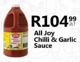 Take 'n Pay All Joy Chilli & Garlic Sauce offer