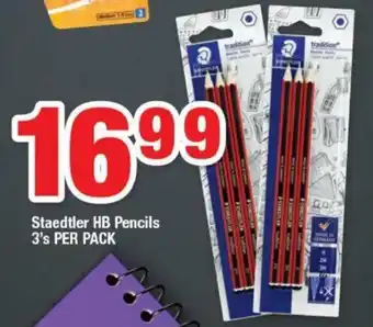 OK Foods Staedtler HB Pencils 3's offer