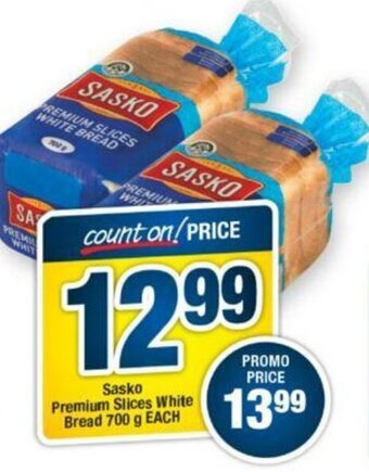 OK Foods Sasko Premium Slices White Bread 700g offer