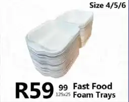 Take 'n Pay Fast Food Foam Trays offer