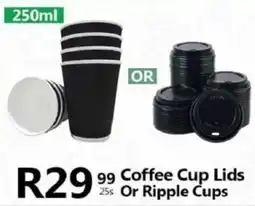 Take 'n Pay Coffee Cup Lids Or Ripple Cups offer