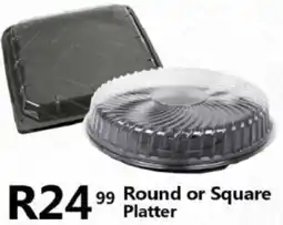 Take 'n Pay Round or Square Platter offer