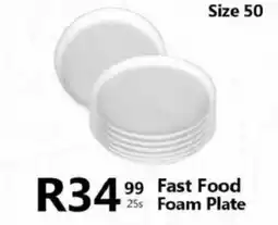 Take 'n Pay Fast Food Foam Plate offer
