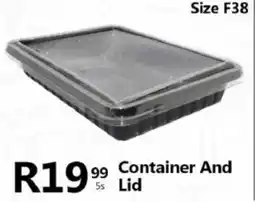 Take 'n Pay Container And Lid offer