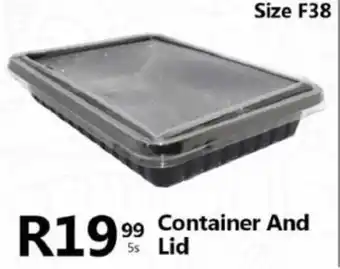Take 'n Pay Container And Lid offer