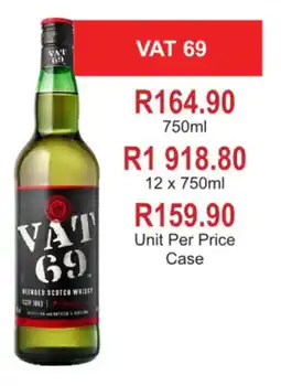 Matrix Warehouse VAT 69 offer