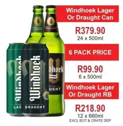Matrix Warehouse Windhoek Lager Or Draught Can offer