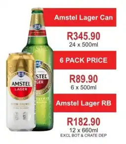 Matrix Warehouse Amstel Lager RB offer