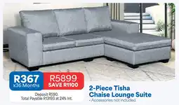 OK Furniture Tisha Chaise Lounge Suite offer