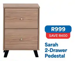 OK Furniture Sarah 2-Drawer Pedestal offer