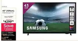 Bradlows Samsung 43" 109cm FHD Smart TV offer
