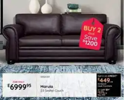 Bradlows Marula 2.5 Seater Couch offer