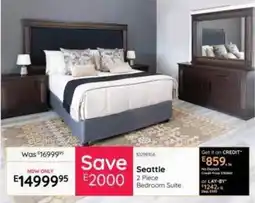 Bradlows Seattle Bedroom Suite offer