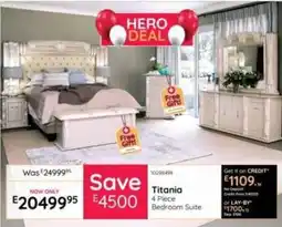 Bradlows Titania Bedroom Suite offer