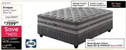 Bradlows Sealy Evoque Queen 152cm Base Set offer