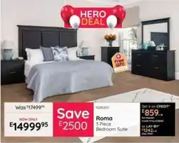 Bradlows Roma Bedroom Suite offer
