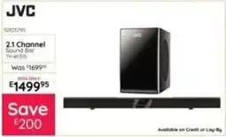 Bradlows JVC 2.1 Channel Sound Bar offer
