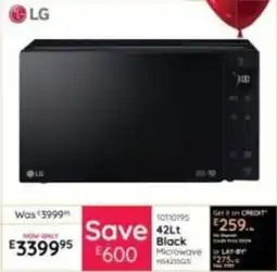 Bradlows LG Black Microwave offer