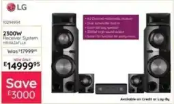 Bradlows LG 2300W Receiver System offer